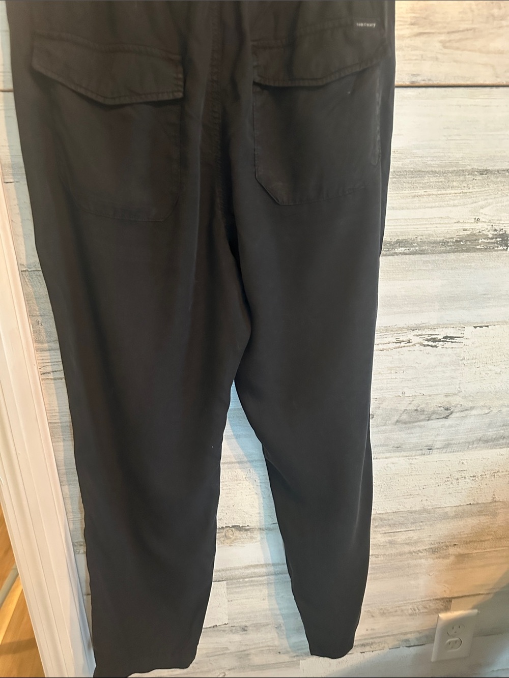 Sanctuary Black Straight-Leg Drawstring Pants - Picture 8 of 9